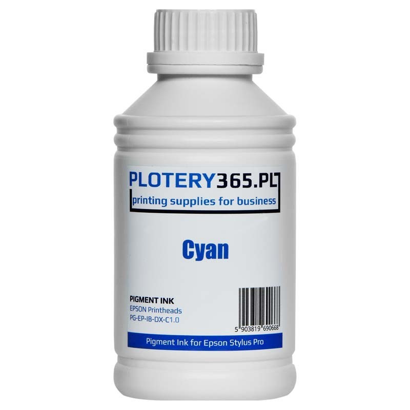 Atrament pigmentowy / Pigment do ploterów Epson Stylus Pro DX5 1 litr Cyan