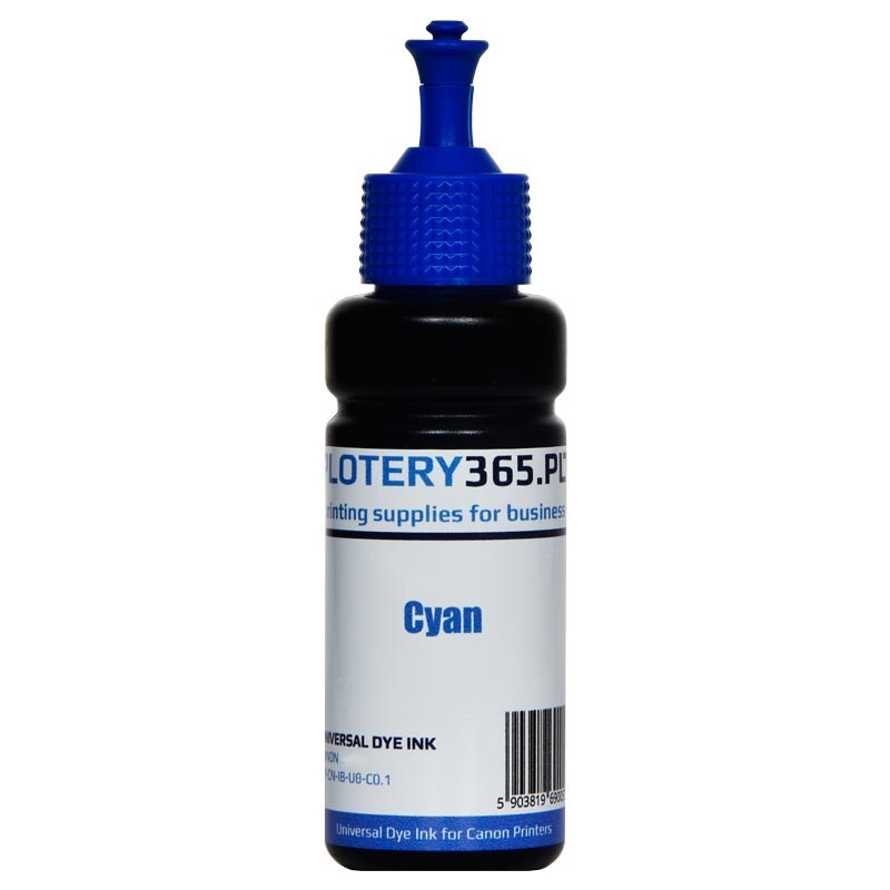 Atrament barwnikowy / Dye do drukarek Canon IP4880/MP290 100ml Cyan