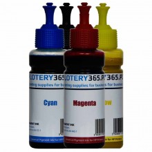 Water-based Pigment ink for HP Officejet series printers 100ml Yellow