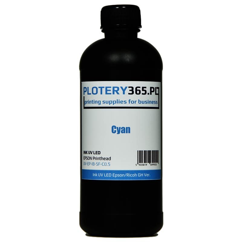 UV Ink for UV LED Printers 500ml UV Ink EPSON and RICOH heads Cyan UV Ink for UV LED Printers 500ml UV Ink EPSON and RICOH heads Cyan