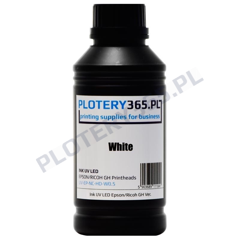 Atrament do drukarki UV LED WHITE Tusz UV 500ml głowice EPSON